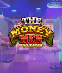 Experience the exciting world of The Money Men Megaways game by Pragmatic Play, featuring a striking logo with shining stars set against a lavish casino backdrop. This graphic captures the energy and allure of casino gaming with its eye-catching ambiance and design. Ideal for casino enthusiasts seeking Vegas-style excitement. 