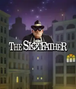 Step into the nefarious realm of The Slotfather slot by Betsoft, featuring a commanding mafia boss standing against a moonlit cityscape. This image captures the dramatic ambience of the mafia underworld, with the boss clad in a traditional black suit and hat. Great for fans of crime-themed slots, providing a captivating gaming experience. 